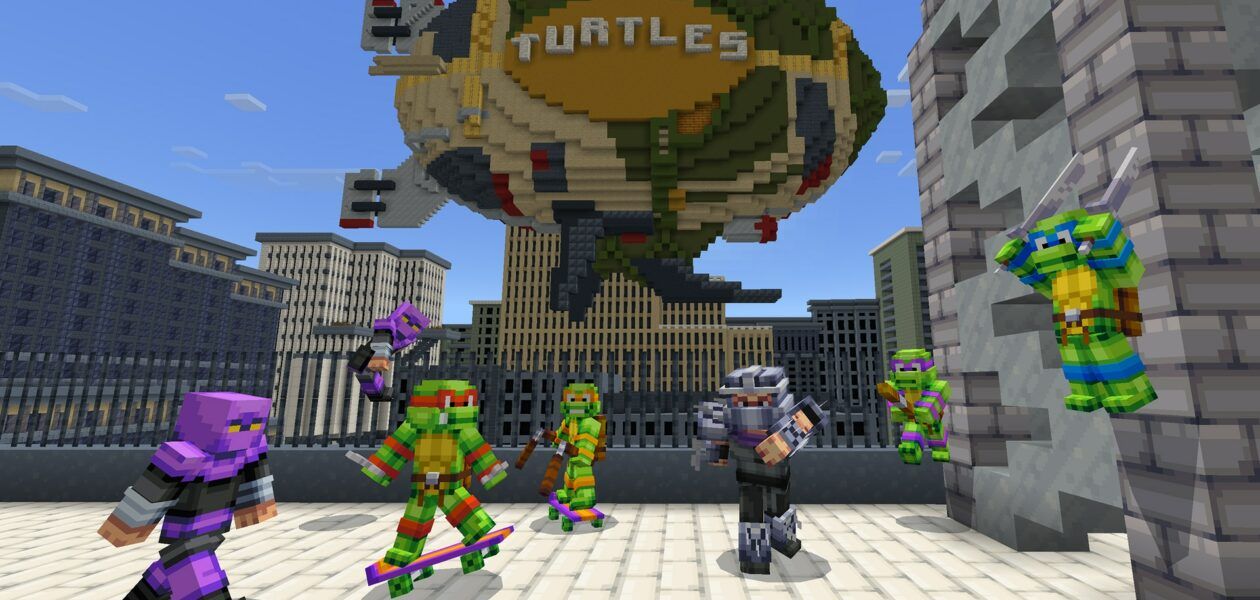Wojownicze Żółwie Ninja wkraczają do Minecrafta